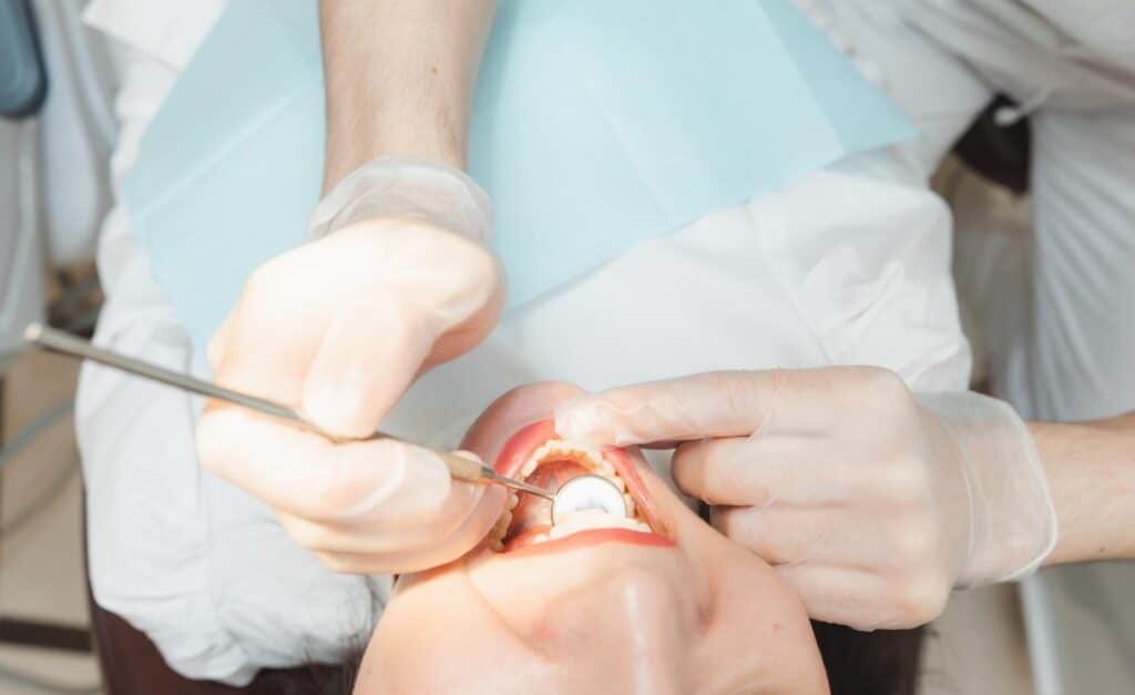 Dental examination before the dental crown treatment in Columbus, GA