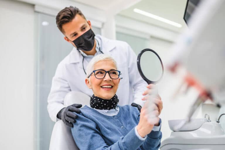 patient getting dental implants, The Best Ways To Find Affordable Dental Implants!