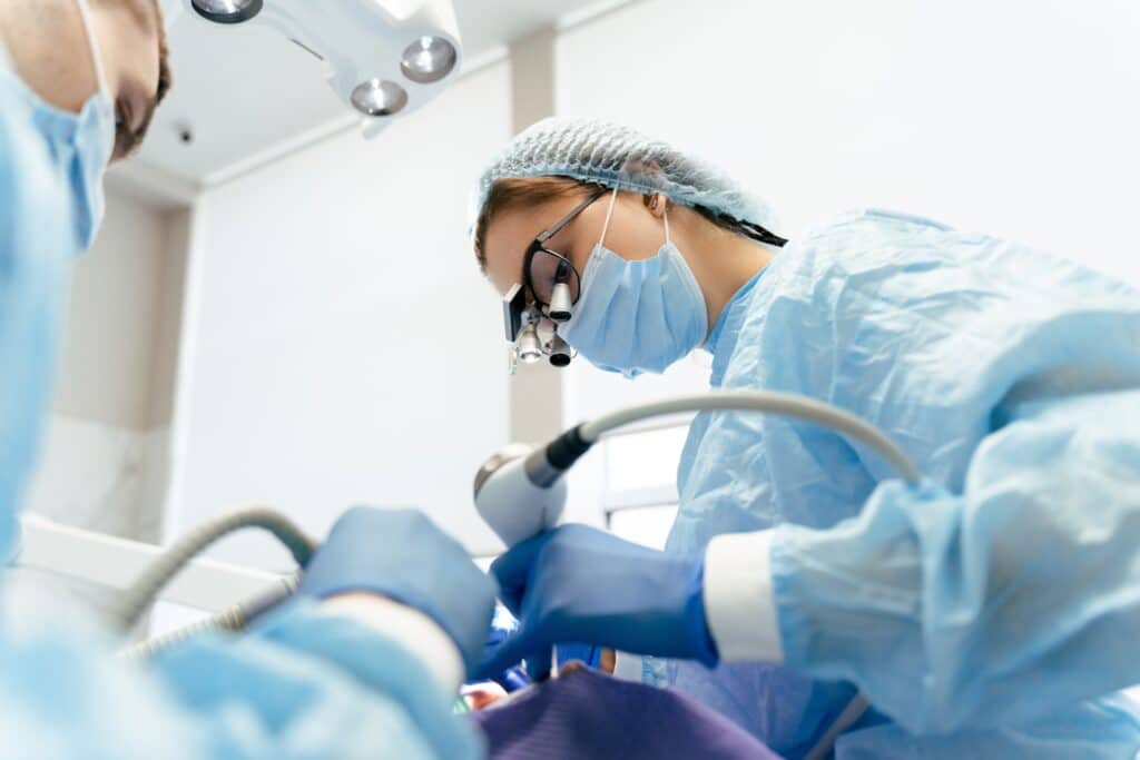 female doctor doing surgery, Bone Grafts