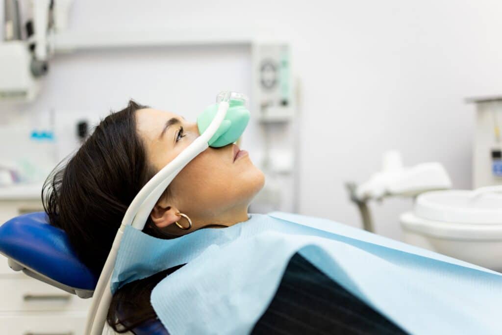 young woman nitrous oxide, Nitrous Oxide